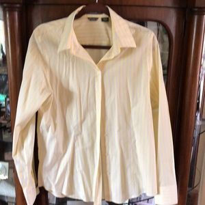 Tailored long sleeve blouse tall